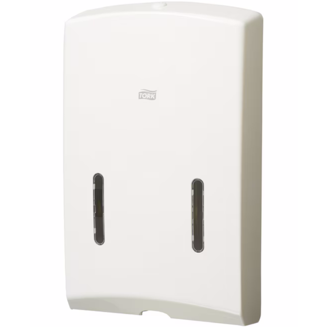 Tork 2320416 White H4 System Hand Towel Dispenser
