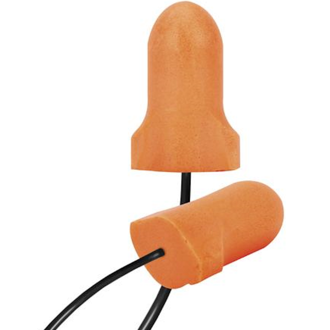 Honeywell LT-30 Laser Trak Class 4 25dB Detectable Corded Earplugs (Pack 100 Pairs)