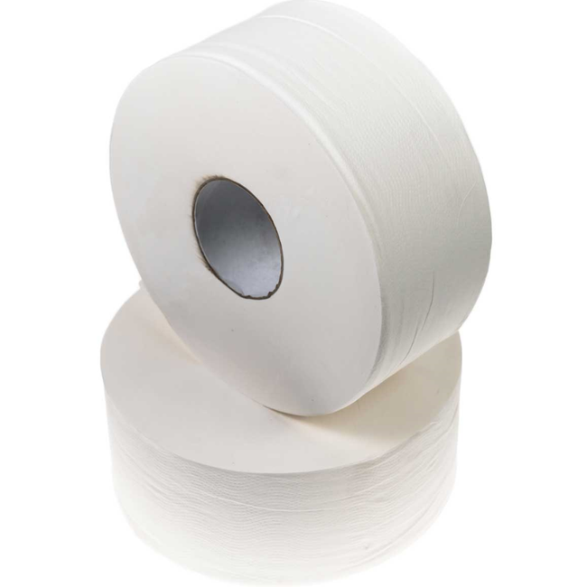 Caprice 300CR Green Jumbo Toilet Paper Roll 2-ply 300m (Carton 8 Rolls)