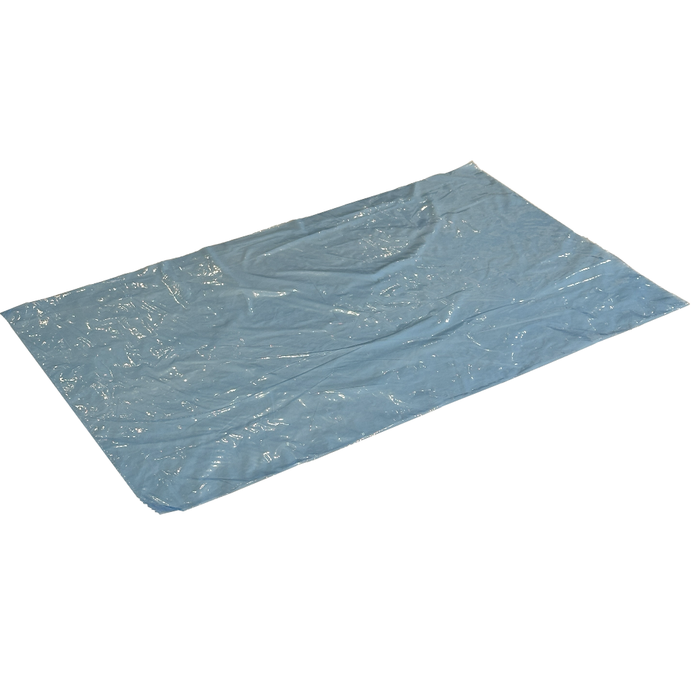 GORILLA Blue Virgin LDPE Perforated on Roll Sheets 380mm x 610mm 25µm 75mm PVC Core (Roll 1,000 Sheets)