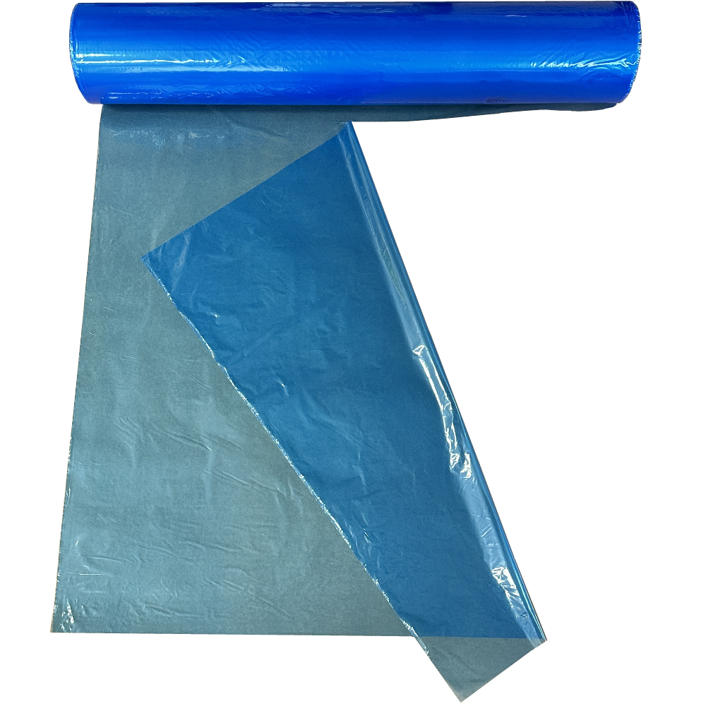 GORILLA Blue Virgin LDPE Sheets 1,000mm x 1,000mm 40µm (Roll 500 Sheets)