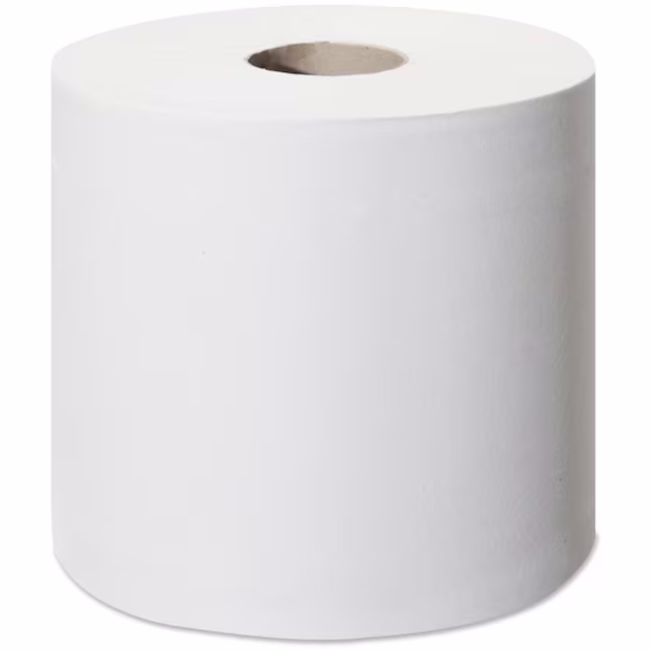 Tork 000193 (472193) White T9 System SmartOne Mini Toilet Paper Roll 2-ply 18cm x 13.4cm (Roll 620 Sheets) (Carton 12 Rolls)