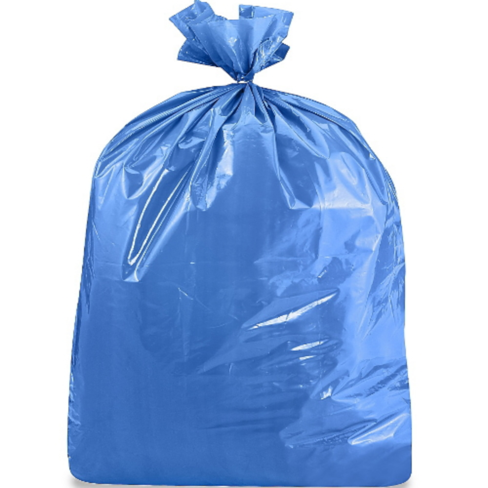 GORILLA Blue HDPE All Purpose 54L Bin Liners 830mm x 640mm (Carton 500 Bags)