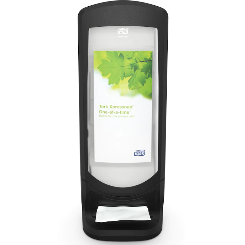 Tork 63320 Black N4 System Signature Line Xpressnap Stand Napkin Dispenser