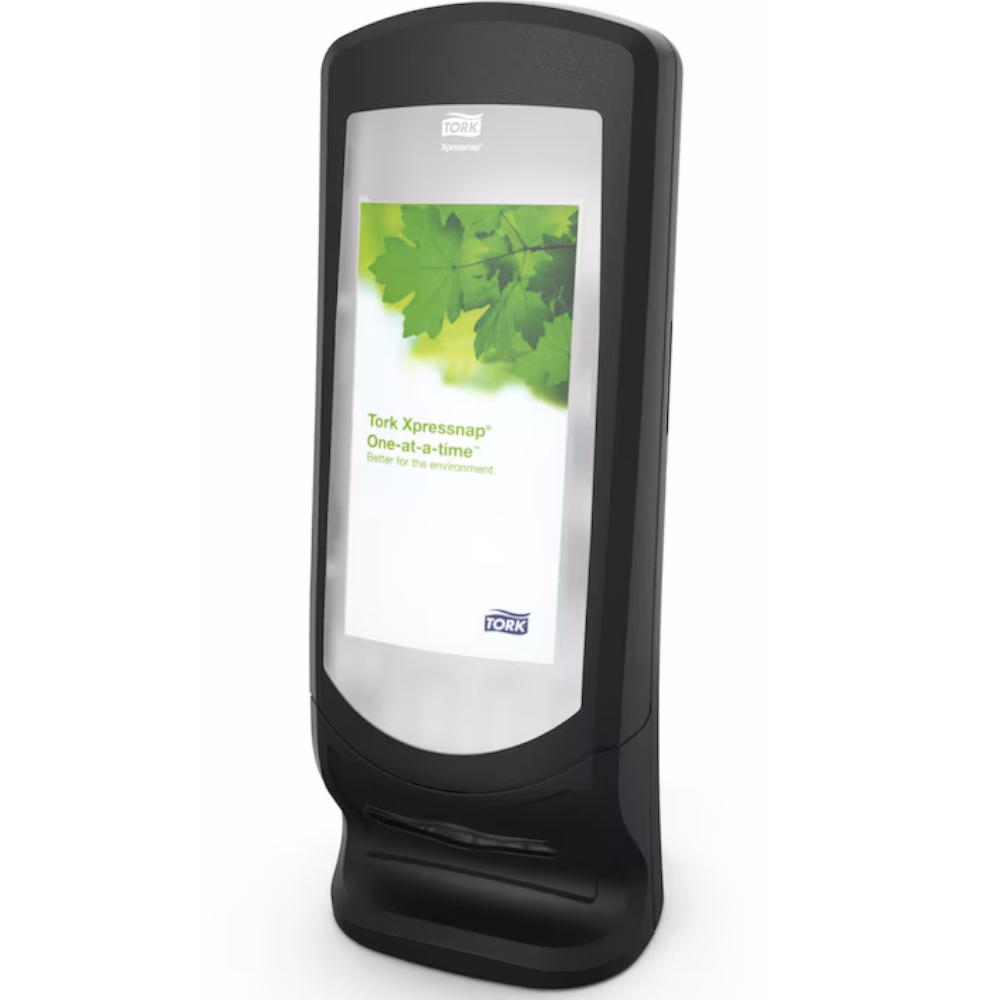 Tork 63320 Black N4 System Signature Line Xpressnap Stand Napkin Dispenser