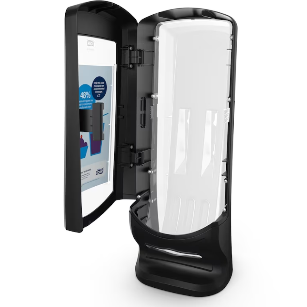 Tork 65320 Black N4 System Signature Line Xpressnap Drive Thru Napkin Dispenser