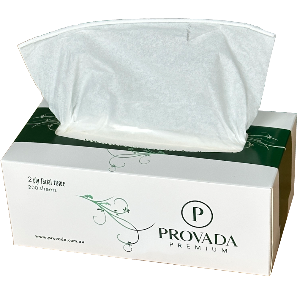 Provada 2002 200-sheet 2-ply Facial Tissues (Carton 30 Packs)
