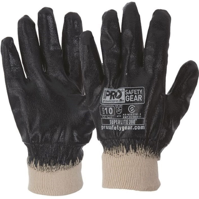 PIP Blue Super-Lite Full Nitrile Dip Glove Sizes 8 - 11