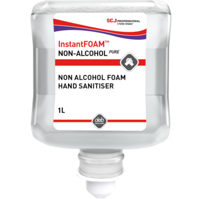 SC Johnson Professional IFP1L 1L InstantFOAM Non-alcohol Foaming Hand Sanitiser (Carton 6 Refills)