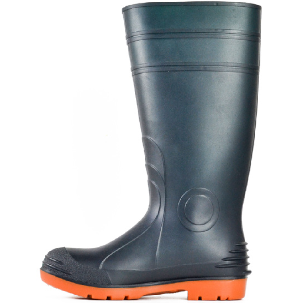 Bata Dark Green/Orange 400mm JobMaster II Steel Toe Gumboots Sizes 5 - 14