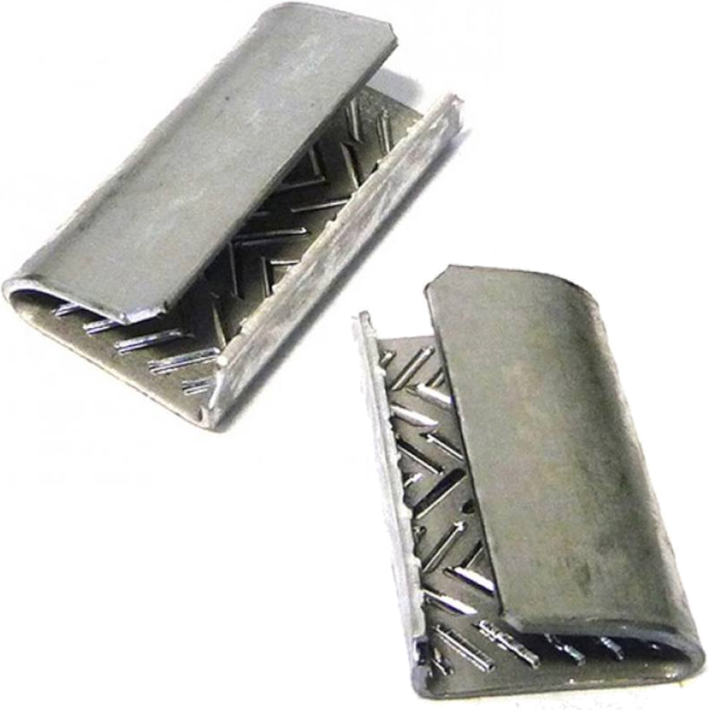 Open Serrated Seals for 16mm PET Strapping (Carton 1,000 Seals)