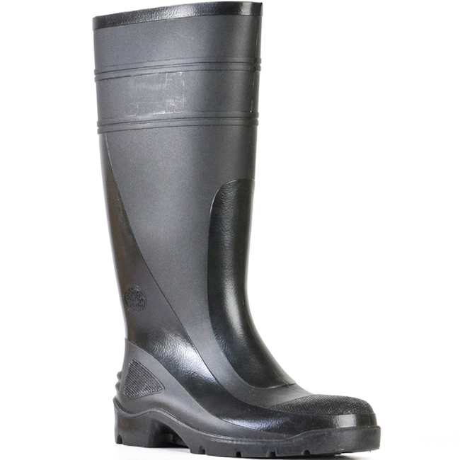 Bata Black/Black 400mm Utility Non-safety Gumboots Sizes 5 - 13